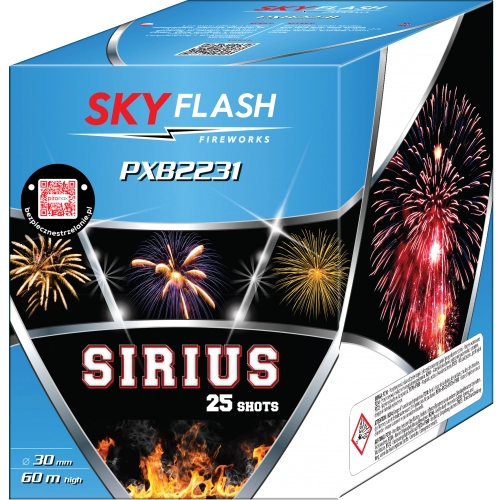 Wyrzutnia SKY FLASH SIRIUS PXB2231 - 30mm / 25 strzałów